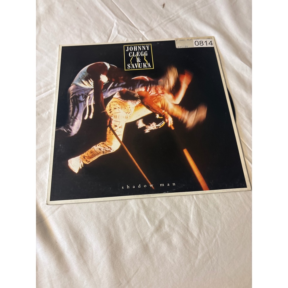 Johnny Clegg & Savuka Shadow Man Vinyl LP 12" Black Good 1988 Capitol C1-90411